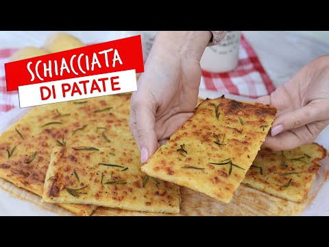 Schiacciata di patate al forno senza lievitazione: ricetta facile e veloce!