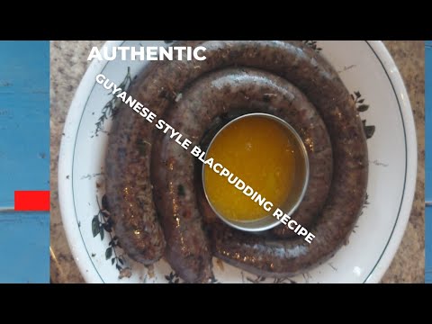 Authentic Guyanese Style Blacpudding(Rate B,Bloody) #blackpudding #guyanese