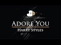 Harry Styles - Adore You - Piano Karaoke Instrumental Cover with Lyrics