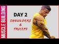 Muscle Building Workout Series - Day 2 | Shoulder and Triceps | Yatinder Singh