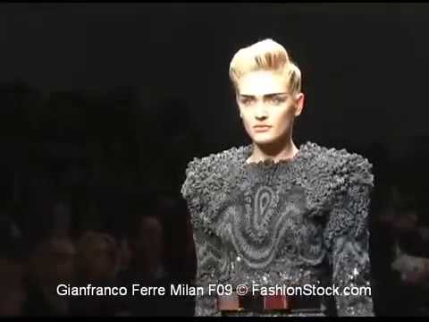 Gianfranco Ferre - Milan Fashion Week Fall 2009 Runway show hd video