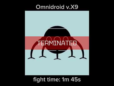 All Terminated Omnidroids | #roblox #omnidroid #terminated #youtubeshorts