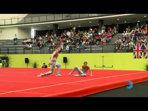 Ryan BARTLETT   Luke SEWELL Great Britain    Juniors Euroacro 2013