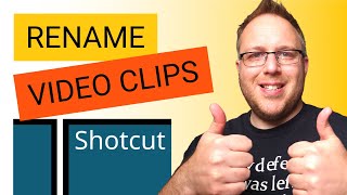 How to Rename Video Clips in Shotcut (2024)