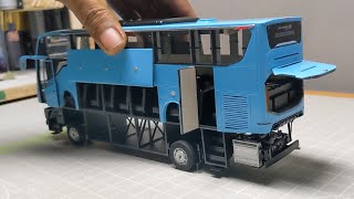 Download lagu Man builds a detailed scale Jetbus 5 | DIY miniature mp3
