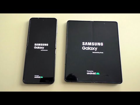 Samsung Galaxy Z Flip4 vs Galaxy Z Fold4 Bootanimation