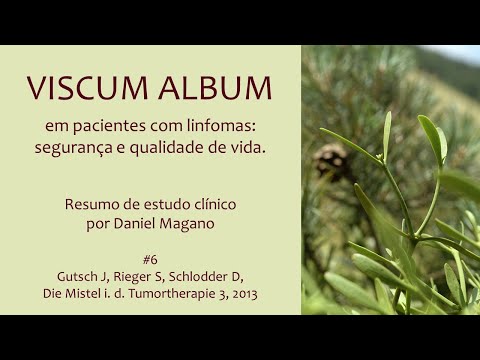 Miniatura: Viscum album estudo clínico Gutsch, Rieger, Schlodder 2013