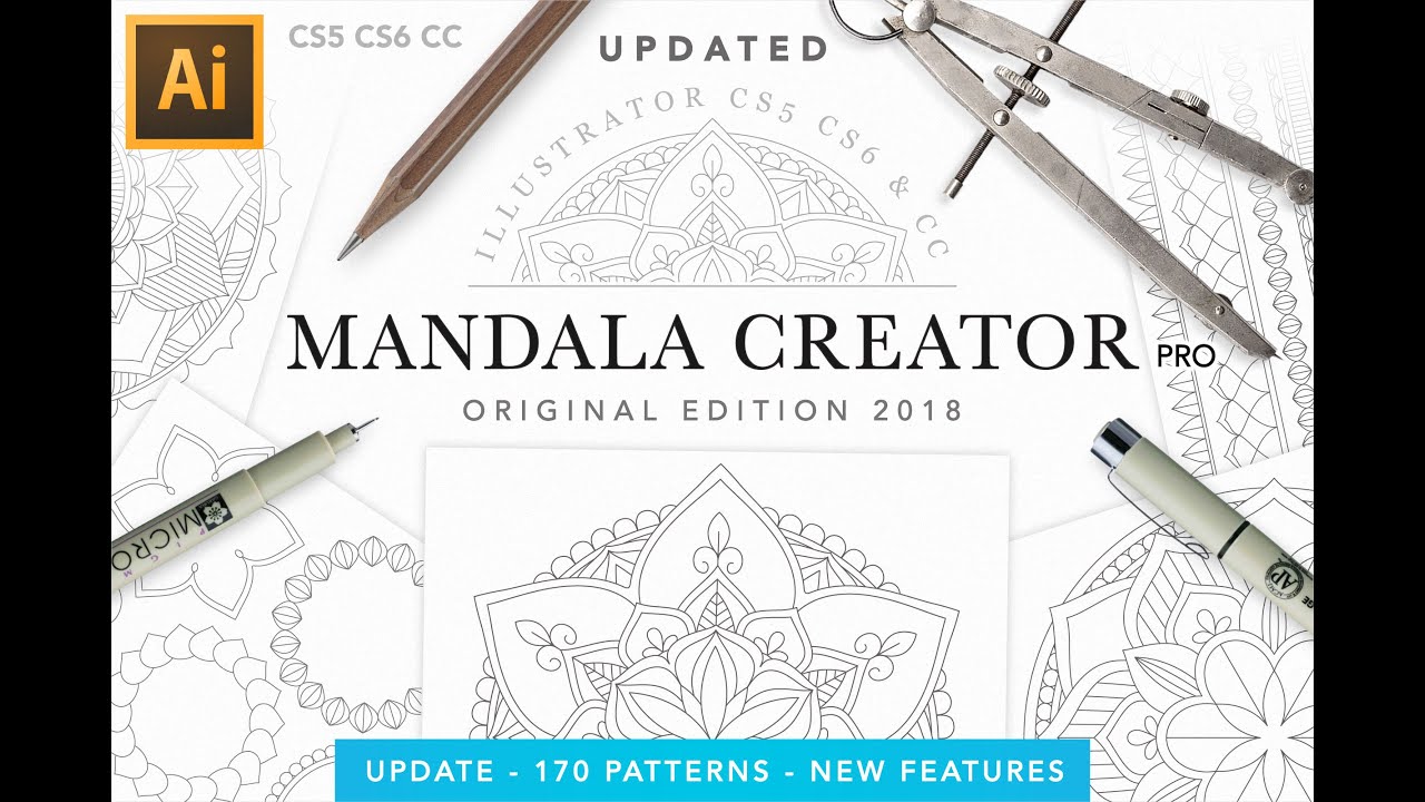 Mandala Creator Pro 2018 Tutorial - YouTube