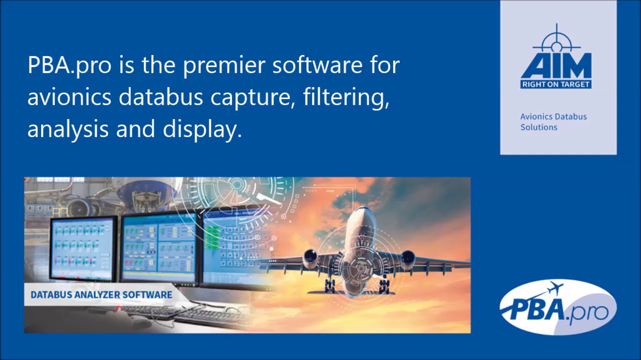 PBA.pro - The premiere Avionics Databus Solution!