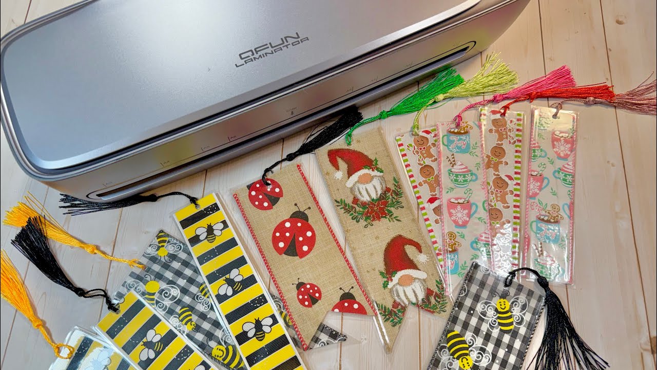 Craft Fair Series - Easy Bookmarks with a new spin!  Easy DIY Craft!  Use your laminator! 