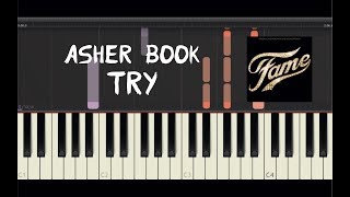 Asher Book - Try - Piano Tutorial by Amadeus (Synthesia)