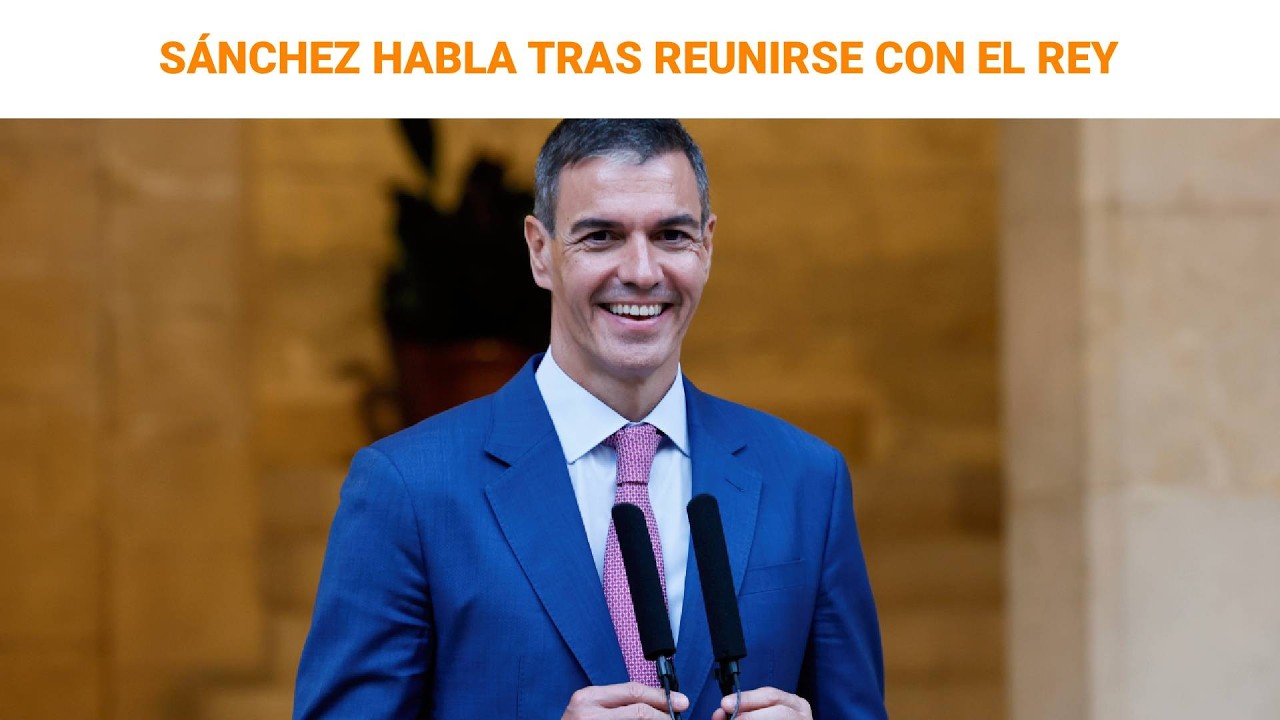 🔴DIRECTO | Rueda de prensa de Pedro Sánchez tras su despacho veraniego con Felipe VI | RTVE