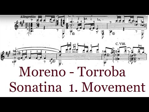 Federico Moreno-Torroba: Sonatina 1. Allegretto / Horst Klee, Guitar Ramirez Centenario