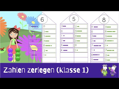 Kannst du die Zahlen von 1 💙 bis 9 💜💜💜💜💜 ❤️❤️❤️❤️ zerlegen? | Überprüfe hier dein Wissen