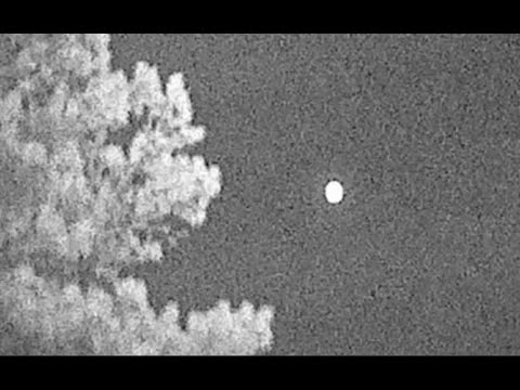 Hunter Catches Bright Hovering Sphere On Mountain In Wyoming.