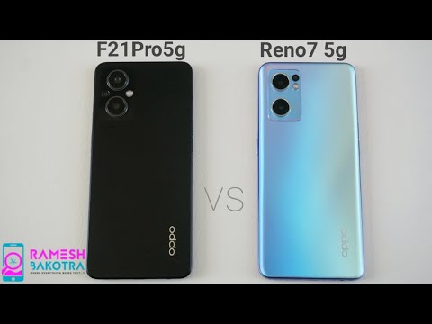 Oppo F21 Pro 5g vs Oppo Reno 7 5g Speed Test and Camera Comparison