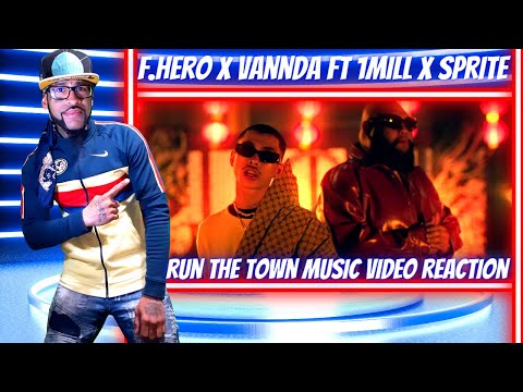 F.HERO x VannDa Ft. 1MILL & SPRITE - RUN THE TOWN [Official MV] LOS FLO REACTION