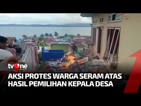 Kecewa atas Hasil Pilkades, Warga Seram Bakar Kantor Desa | Kabar Siang tvOne