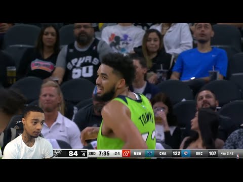 KAT 60!! FlightReacts TIMBERWOLVES at SPURS | FULL GAME HIGHLIGHTS | March 14, 2022!
