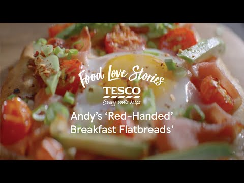 Tesco - Andy's Red Handed Breakfast Flatbreads
