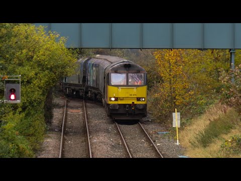GBRf Class 60 No. 60076 on 6M51 Doncaster Down Decoy - Liverpool Biomass Tml on 25.10.20 - HD