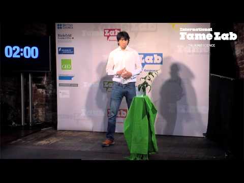 FameLab 2014 - Otoniel Carranza Diaz in Leipzig (Endrunde)