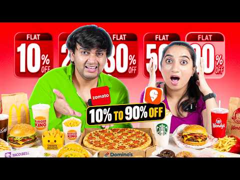 Trying Only Zomato/ Swiggy Discount Foods