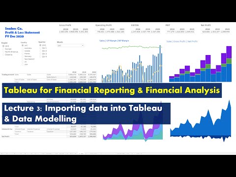 Tableau for Financial Reporting Financial Analysis Course Introduction