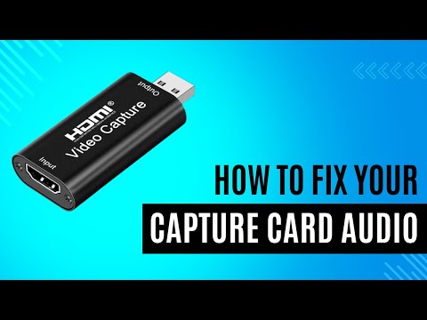 How to fix your capture card audio from cutting out/crackling - Earkings HDMI video capture