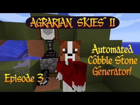 Agrarian Skies 2 / Stone Age & Cobble Stone Generator / Ep 03 - Minecraft