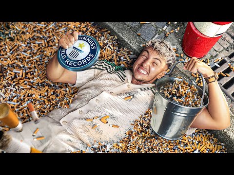 3H to collect 1 million cigarette butts! (We're going for the world record)