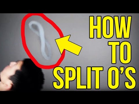 Part of a video titled Vape Tricks: HOW TO SPLIT O"S - YouTube