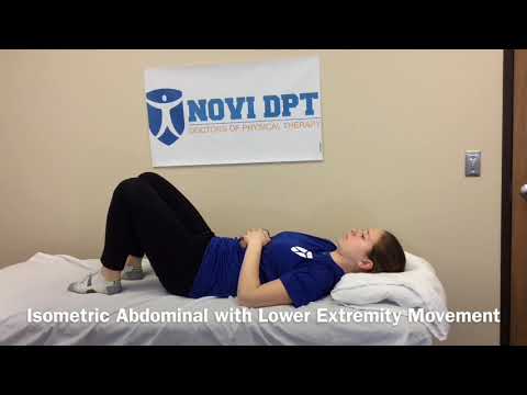 Isometric Abdominal with Lower Extremity Movement