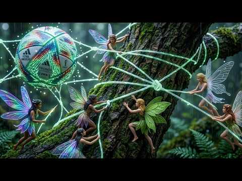 Tiny Fairies Raise World Cup 2026 Trionda in Night Forest ⚽ Miniature Fantasy Escape