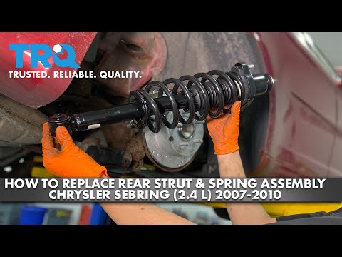 How to Replace Rear Strut Assembly 2007-2010 Chrysler Sebring