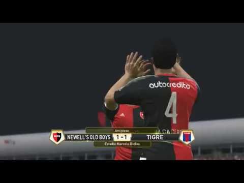 Gol de Rodriguez. Newell's 1 - Tigre 1. Fecha 2. Torneo Primera División 2016/2017.