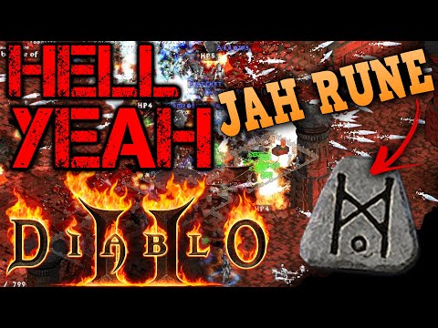 Dropping a JAH RUNE in a BAAL RUN GAME!! (Diablo2)
