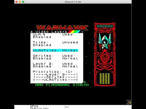 ZEsarUX emulator - Reveal TBBlue Layers