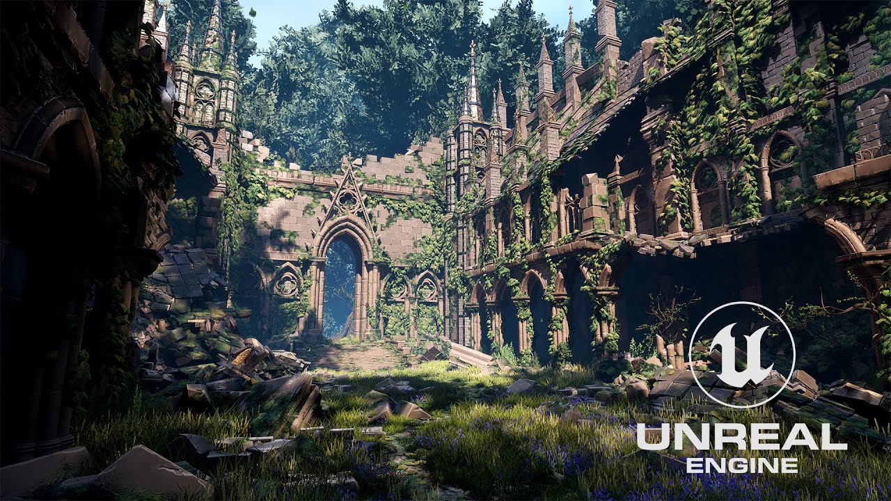 Fantasy Castle Ruins in UE5
