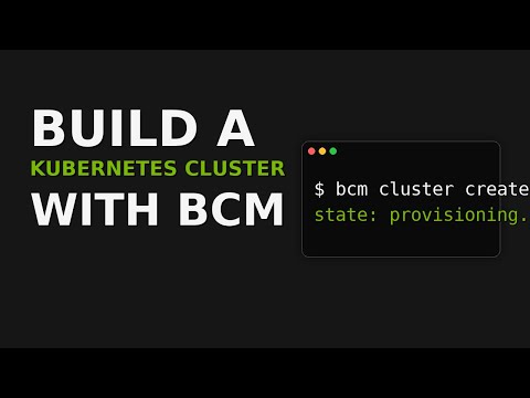 Building a GPU Cluster for Kubernetes with NVIDIA Base Command Manager (BCM)