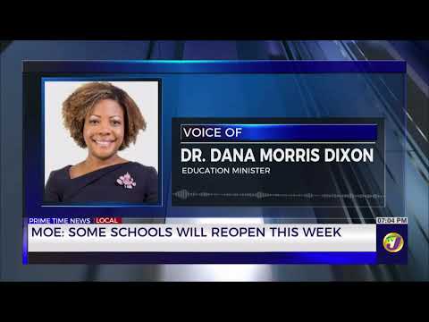 Ministry of Education: Some Schools will Reopen this Week  | TVJ News