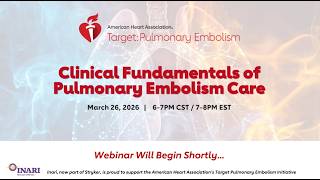 Clinical Fundamentals of Pulmonary Embolism Care