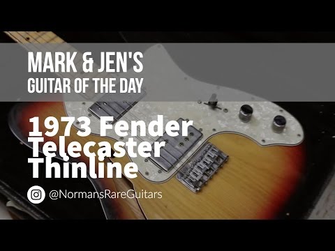 1973 Fender Telecaster Thinline | Guitar of the Day