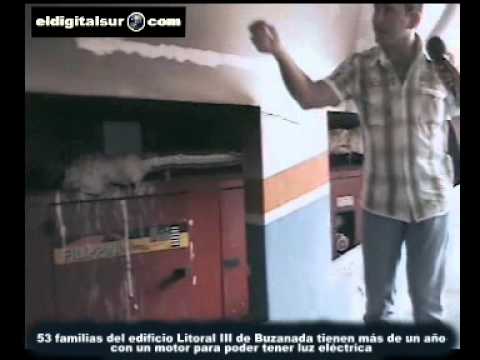 Habitantes del edificio Litoral III en Buzanada corren peligro en sus propias casas
