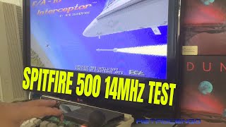 Spitfire 500 Accelerator for Amiga 500 7MHz & 14MHz on the fly test