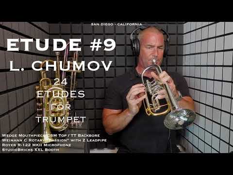 CHUMOV Etude #9 from 24 Etudes for Trumpet