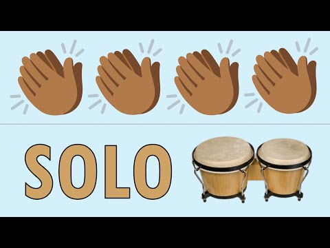 Trading 4s Percussion Solo | Latin Backing Track Improvisation