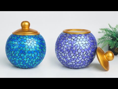 How to Make a Pretty Pot Using Cement and Paint