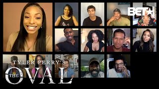The Cast of ‘Tyler Perry’s The Oval’ Chat with Jamila Mustafa | #TheOvalOnBET video
