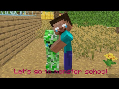 Monster School : CREEPER LIFE (part 1) - Minecraft Animation